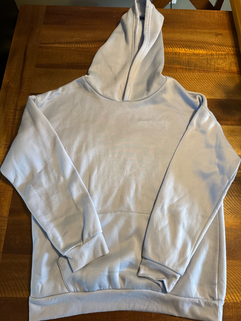 Amazon Kids Pale Blue Hoodie Pullover Sweatshirt